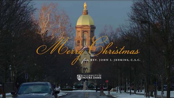 Merry Christmas from Notre Dame 2017