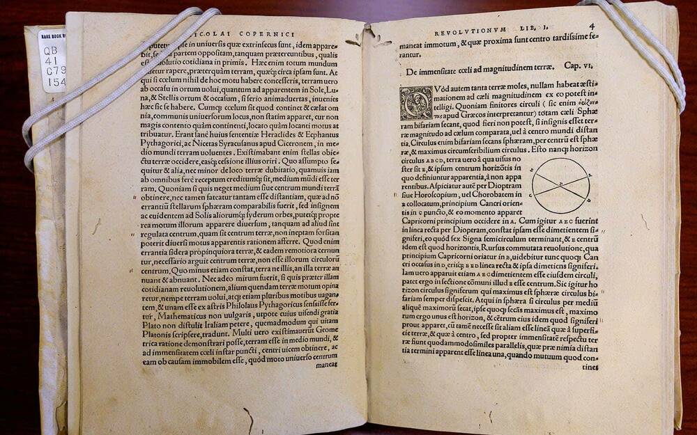 An early edition of Copernicus.