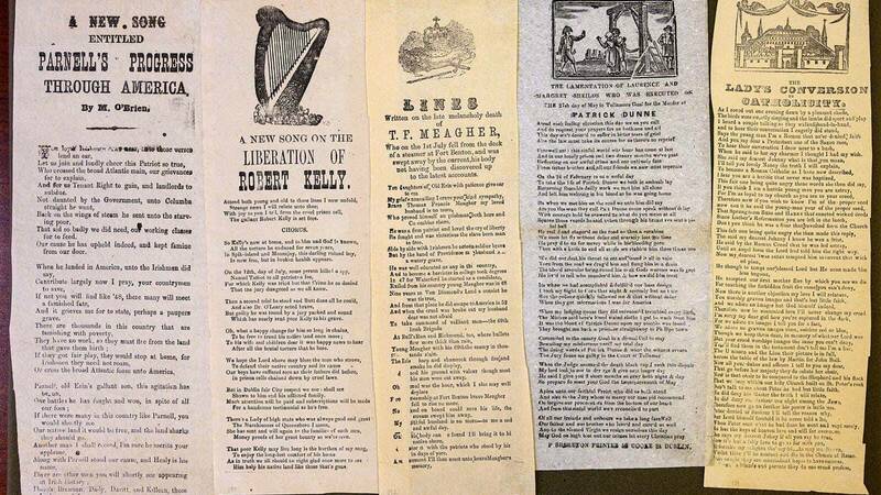 A collection of five broadside ballads.