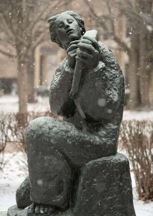 Ivan Mestrovic sculpture.