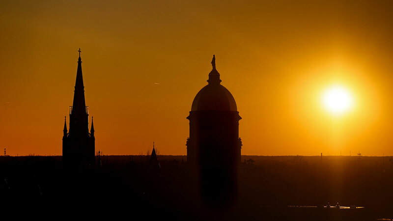 Notre Dame Sunset